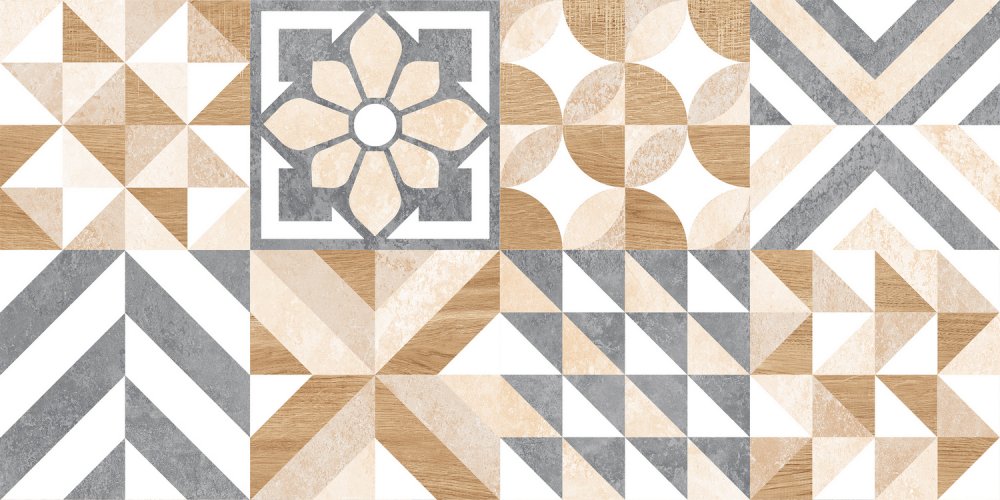 GlobalTile GT129VG Плитка облиц. Marmaris GT Бел. 50*25 пэчворк_ 1 \74,25 / Основное большое изображение