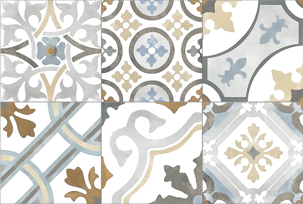 GlobalTile 9EM0139TG Настенная плита Emotion _ 27x40 пэчворк_ 1\77,76 / Основное большое изображение