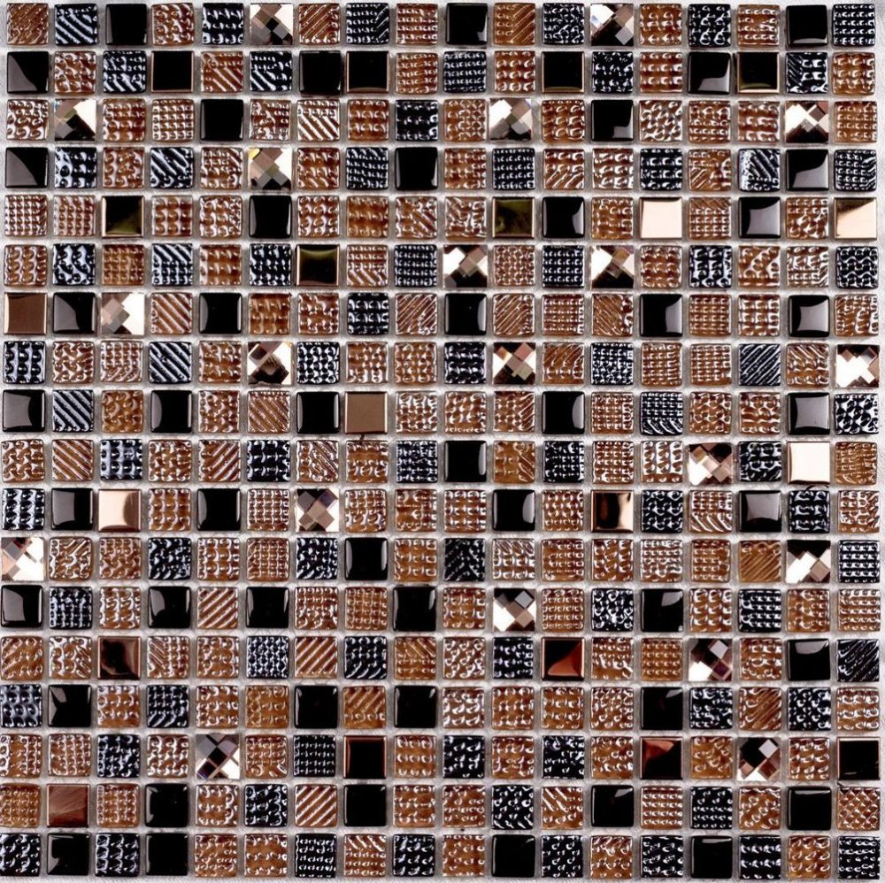  Мозаика Crystal Brown 1,5x1,5 / Основное большое изображение