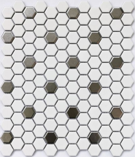 Мозаика Babylon Silver Matt 2,3х2,6