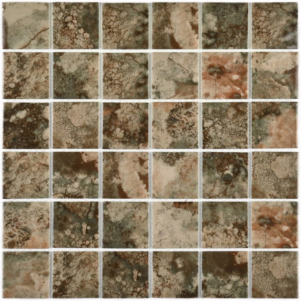  Мозаика Amuletto Leaf 4,8х4,8 / Основное большое изображение