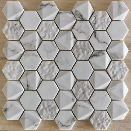 Мозаика Volume White 2,4x2,4