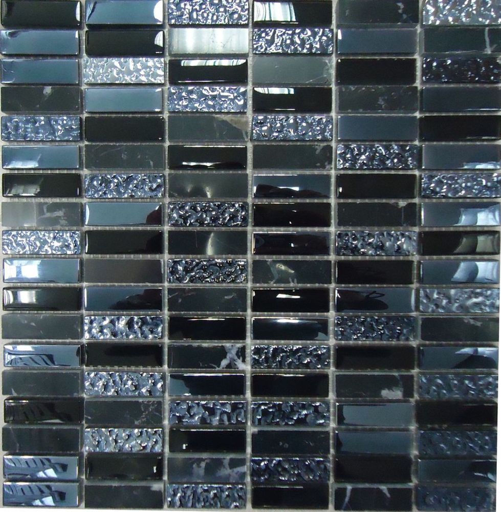  Мозаика Super Line (black) 1,5х4,8 / Основное большое изображение