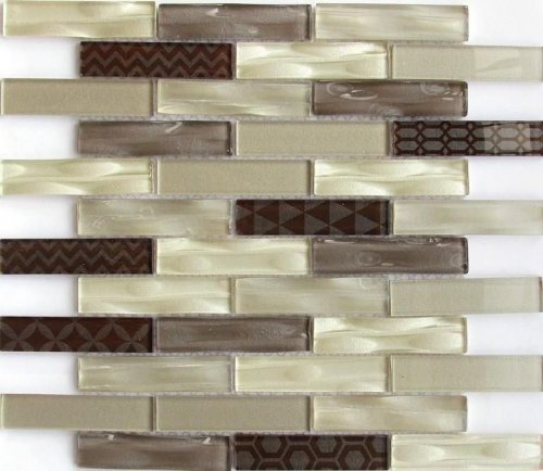 Мозаика Optima Brown 2,3x9,8