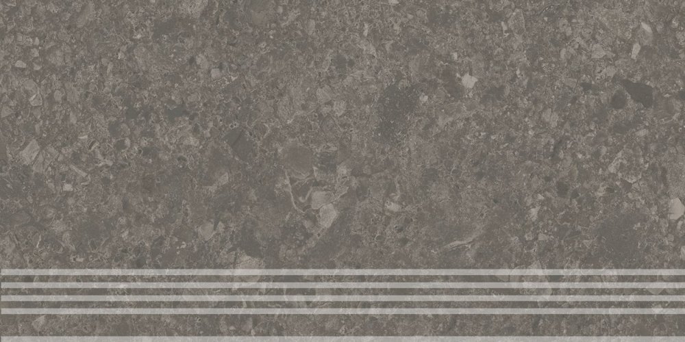 Kerama Marazzi Ступень Чеппо ди Гре коричневый матовый обрезной 30x60 / Основное большое изображение