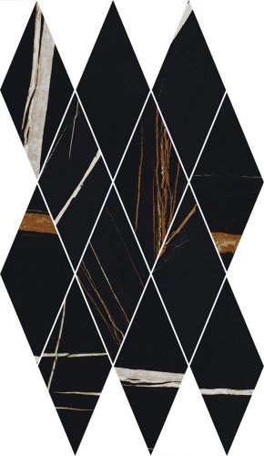 Italon Мозаика Charme Deluxe Floor Project Sahara Noir Mosaico Diamond Lux / Основное малое изображение