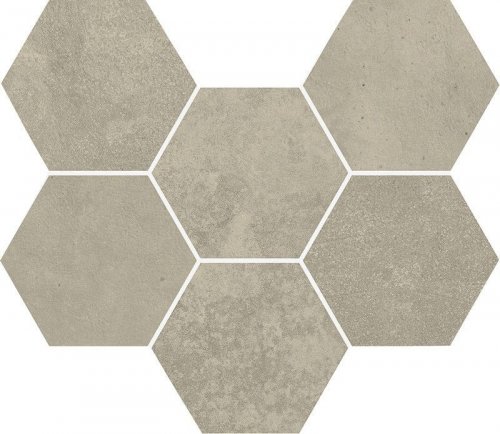 Italon Мозаика Terraviva Greige Mosaico Hexagon / Основное малое изображение