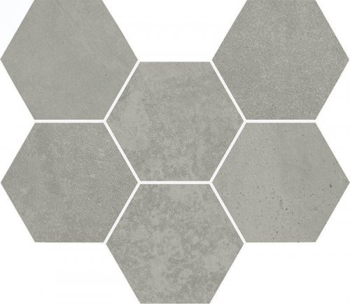 Мозаика Terraviva Grey Mosaico Hexagon