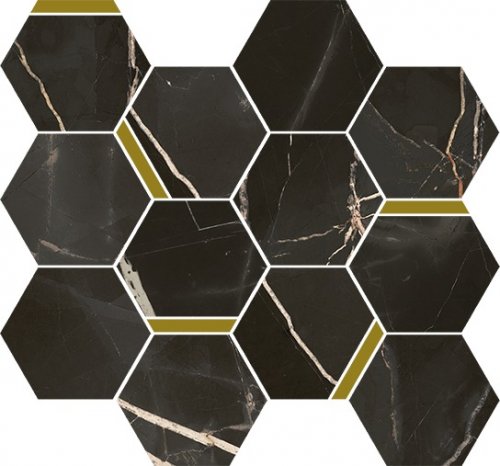 Мозаика Stellaris Absolut Black Mosaico Chic