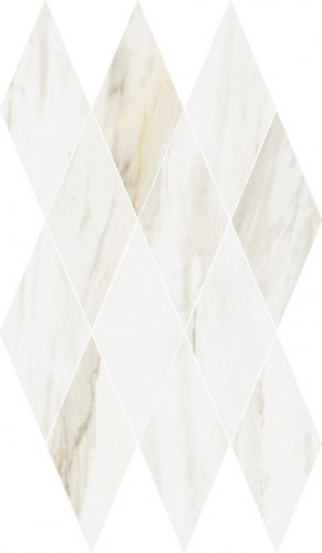 Italon Мозаика Stellaris Carrara Ivory Mosaico Diamond / Основное малое изображение