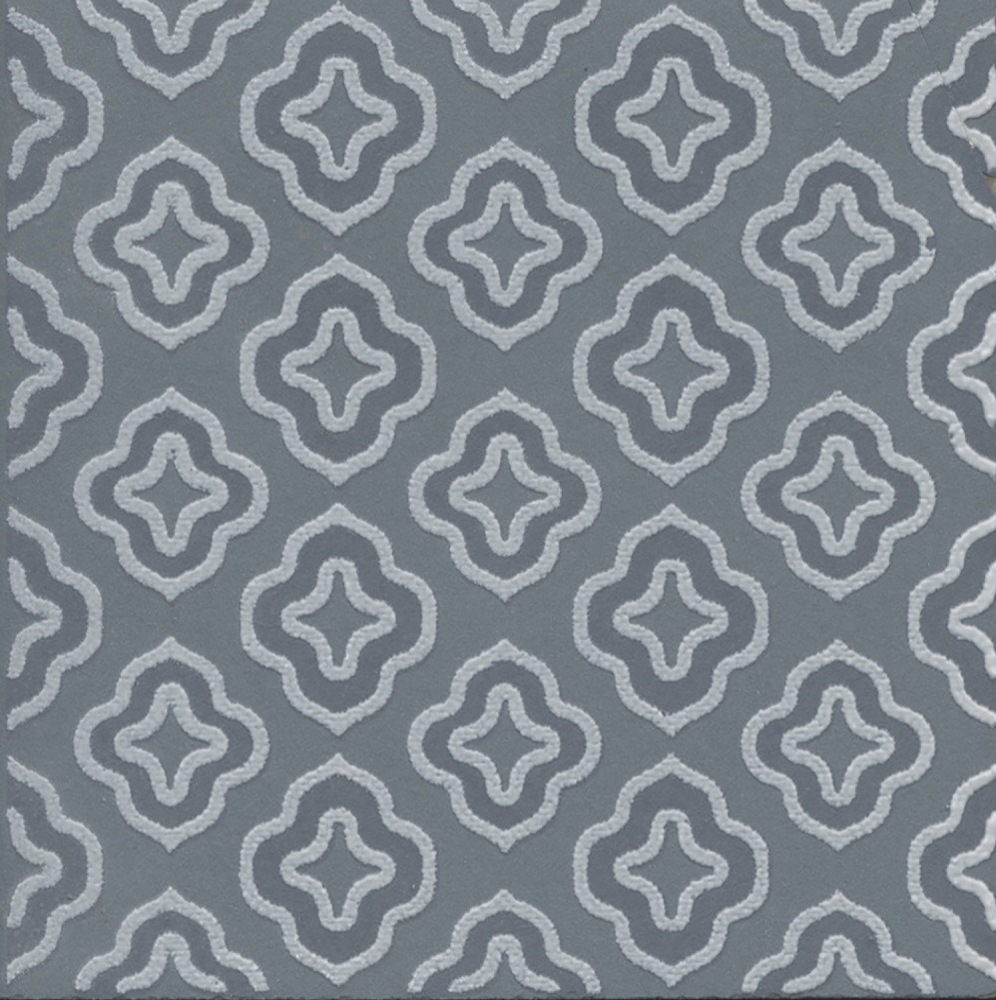 Kerama Marazzi Декор Агуста 2 синий матовый 9,8x9,8 / Основное большое изображение