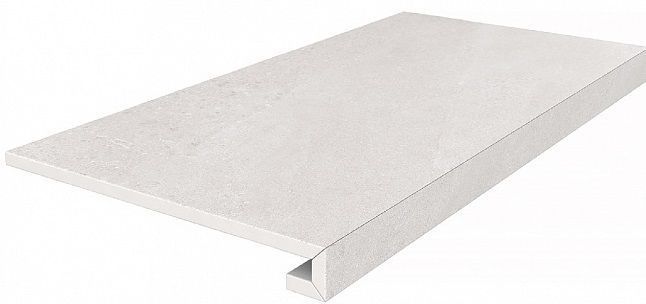 Kerama Marazzi Ступень Про Матрикс клееная белый обрезной 33x60 / Основное большое изображение