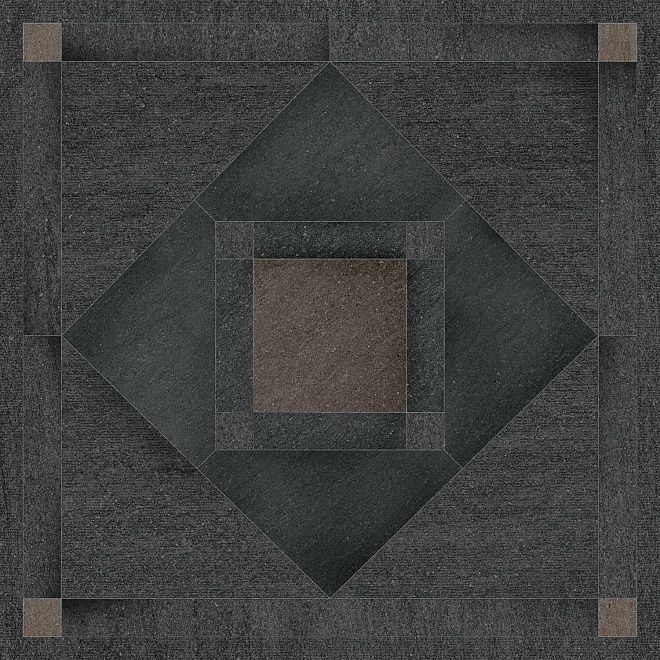Kerama Marazzi Декор Базальто обрезной 80x80 DL842000R\D / Основное большое изображение