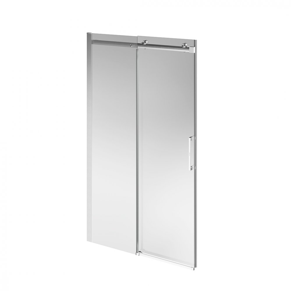 Kerama Marazzi CT.120.SD.BN Душевая дверь CRISTALLO, раздвижная с функцией soft close, 120х210, брашированный никел / Основное большое изображение