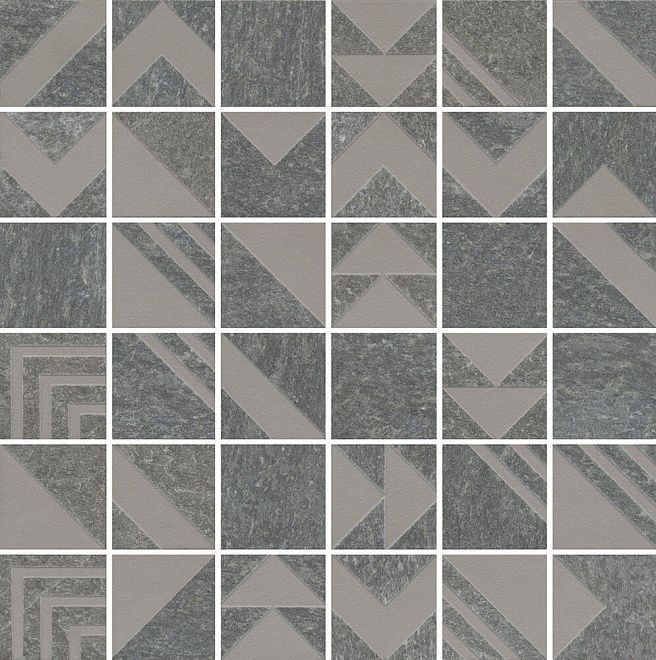 Kerama Marazzi Декор Про Нордик мозаичный серый темный 30x30 / Основное большое изображение