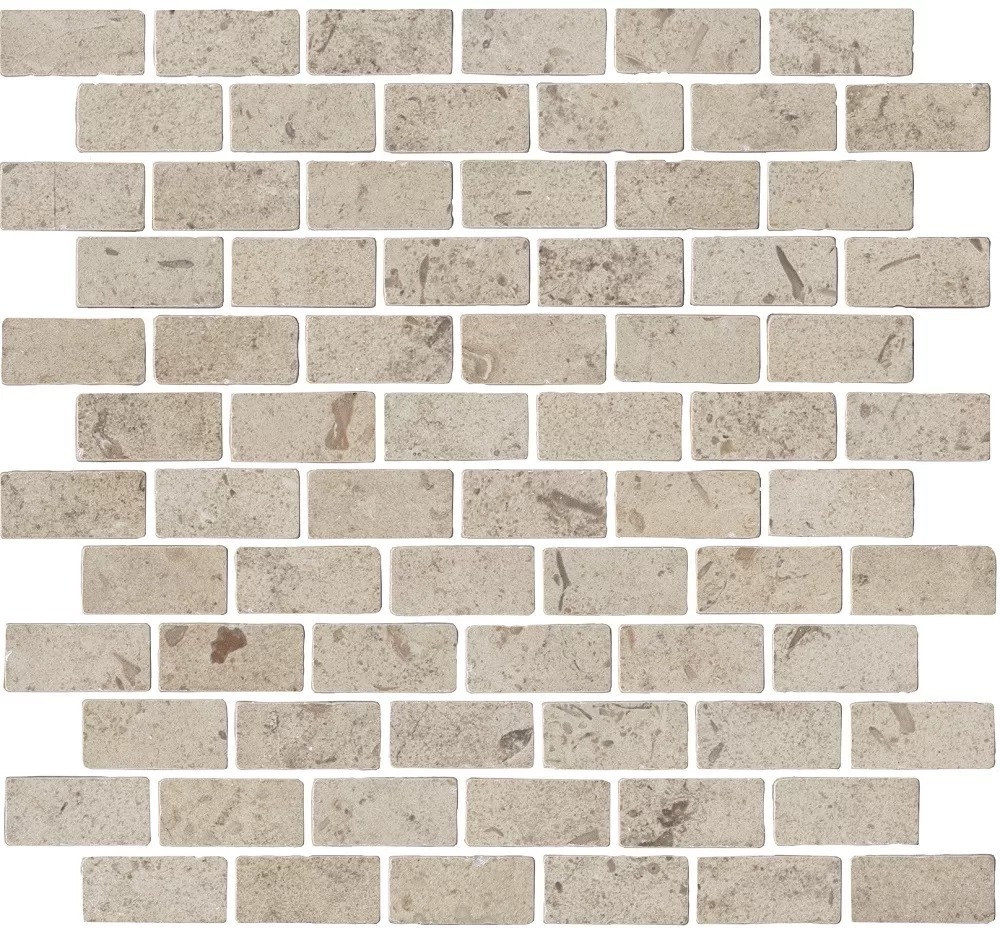 Kerama Marazzi Мозаика Про Лаймстоун Антика 1 мозаичный бежевый матовый / Основное большое изображение