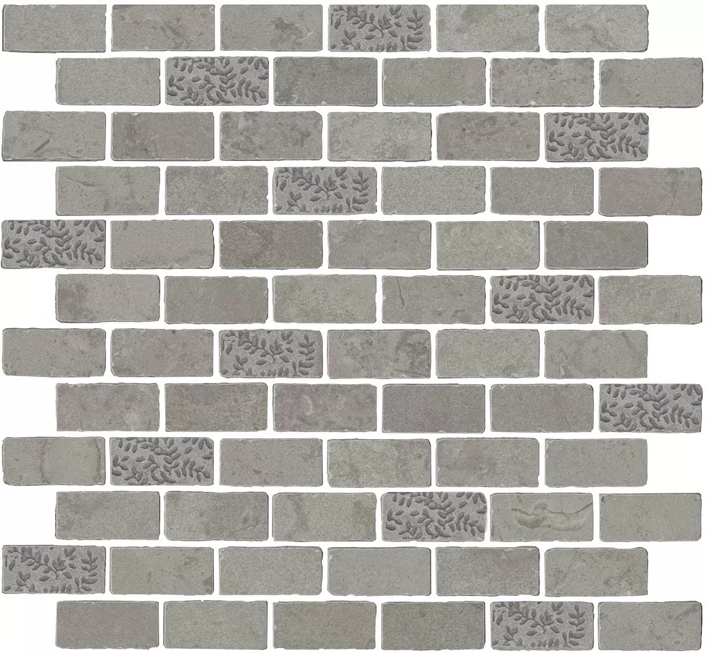 Kerama Marazzi Мозаика Про Лаймстоун Антика 2 мозаичный серый матовый / Основное большое изображение