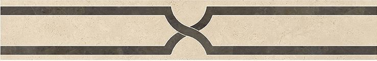 Kerranova Бордюр Marble Trend Crema marfil напольный 10x60 / Основное большое изображение