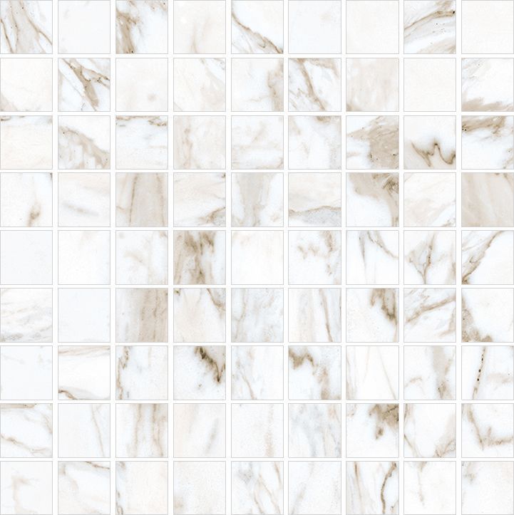 Kerranova Мозаика Marble Trend Calacatta gold Лаппатированная K-1001/LR/m01/300x300x10 / Основное большое изображение