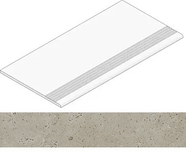 Kerranova Ступень Etagi Beige/Бежевый Матовый 29,4x120 / Основное большое изображение