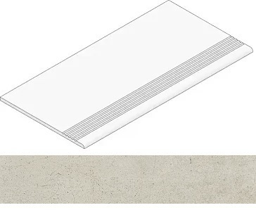 Kerranova Ступень Fabrika Beige/Бежевый Матовый 29,4x120 / Основное большое изображение