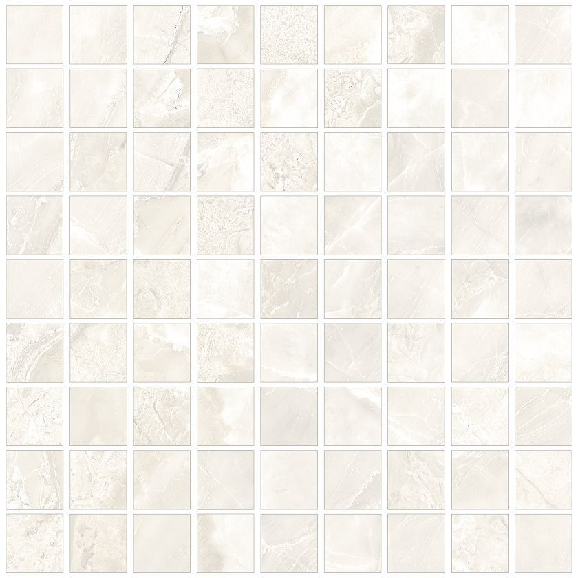 Kerranova Мозаика Canyon White/Белый Структурированный / Основное большое изображение