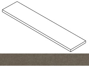 Atlas Concorde Russia Ступень Forte dei Marmi Rock Alpine Brown угловая правая 33x120 / Основное большое изображение