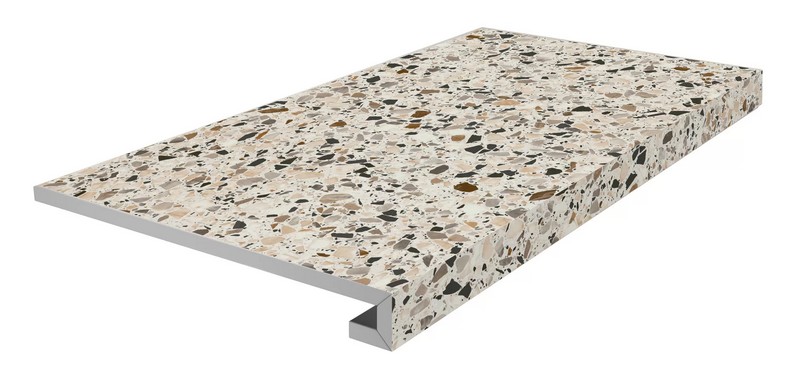 Kerama Marazzi Подступенок Бричиола коричневый матовый обрезной 60x10,7x0,9 / Основное большое изображение