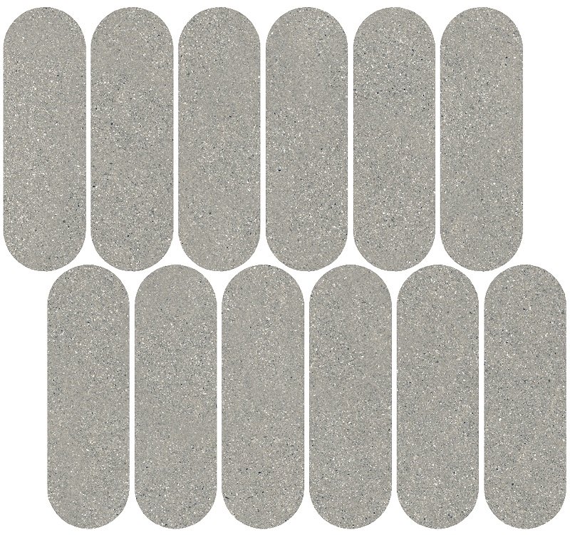 Kerama Marazzi Декор Джиминьяно наборный серый матовый 30x32x0,9 / Основное большое изображение