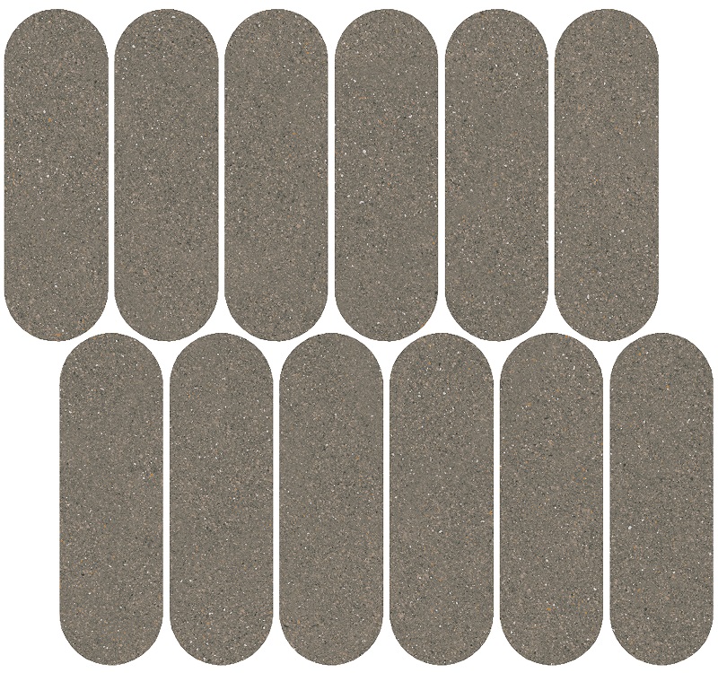 Kerama Marazzi Декор Джиминьяно наборный коричневый матовый 30x32x0,9 / Основное большое изображение