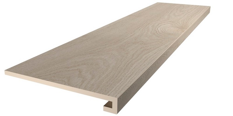 Kerama Marazzi Ступень клееная Монтиони бежевый светлый матовый обрезной 33x119,5x0,9 / Основное большое изображение