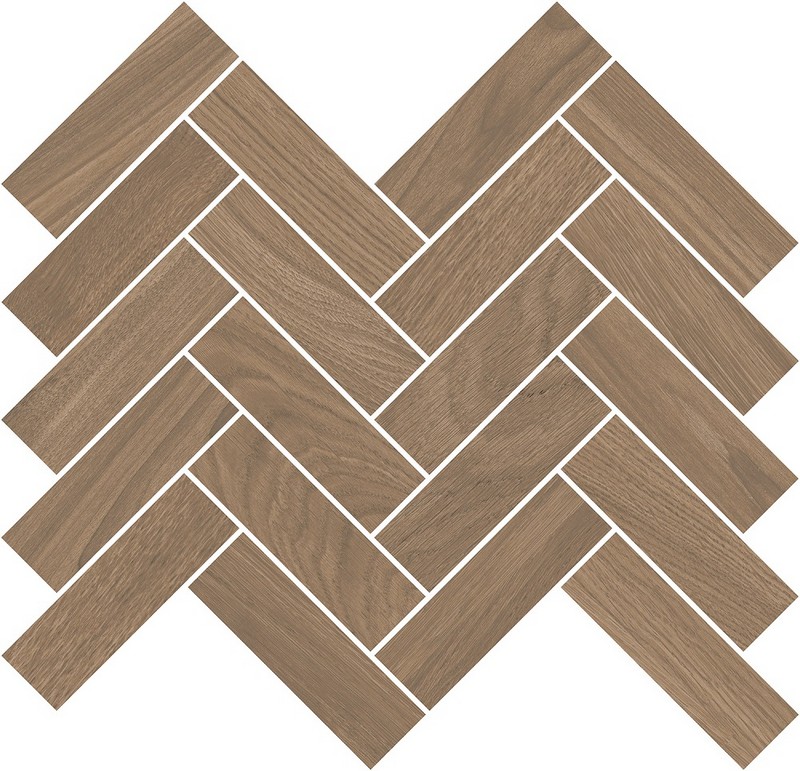 Kerama Marazzi Декор Монтиони мозаичный коричневый матовый 34x35,5x0,9 / Основное большое изображение