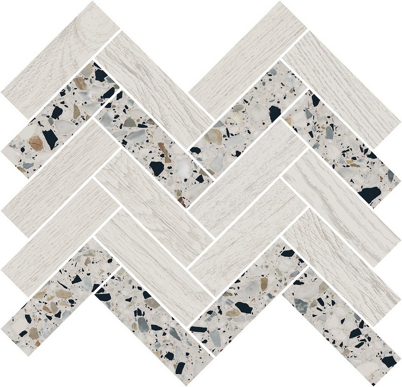 Kerama Marazzi Декор Монтиони мозаичный белый 34x35,5x0,9 / Основное большое изображение