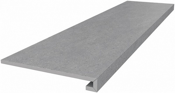 Kerama Marazzi Ступень клееная Фондамента серый светлый 33x119,5x0,9 / Основное большое изображение