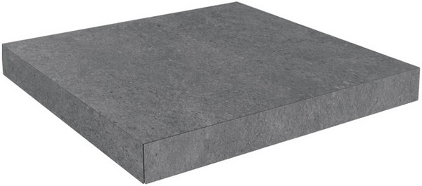 Kerama Marazzi Ступень угловая клееная Фондамента пепельный 33x33x0,9 / Основное большое изображение