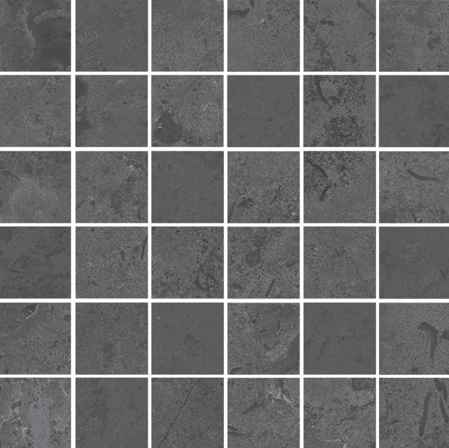 Kerama Marazzi Декор Про Лаймстоун серый темный матовый мозаичный 30x30x0,9 / Основное большое изображение