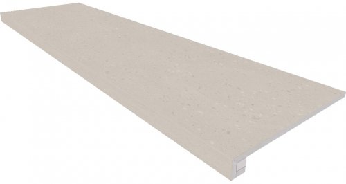 Комплект (Ступень RO00 (33x120x9) непол. (прямоугол. бортик) без насечек + Подступенок (14,5x120x9))