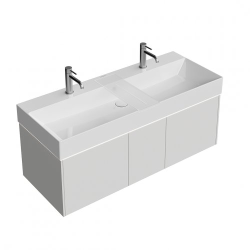 Kerama Marazzi Тумба Grande/Гранде подвесная 120, 3 ящика, архитектурный серый / Основное малое изображение