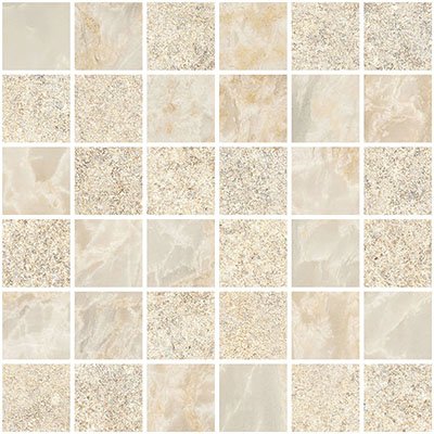 K9498848R001VTE0    5х5 Marble-Stone Мозаика Кремовый Матовый-Лаппато R10B Ректификат