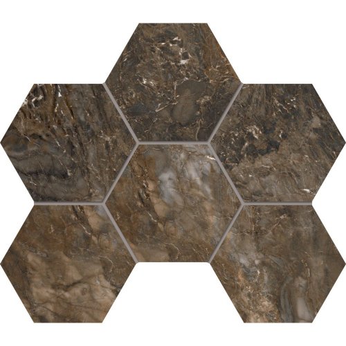 Estima Мозаика BR04 Hexagon 25x28,5 непол. / Основное малое изображение