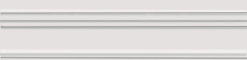 Бордюр Багет Альвао Белый Матовый 20х5