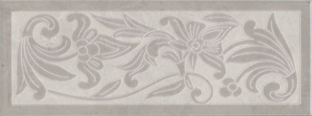 Kerama Marazzi Декор Монсанту 4 Серый Светлый 15х40 / Основное большое изображение